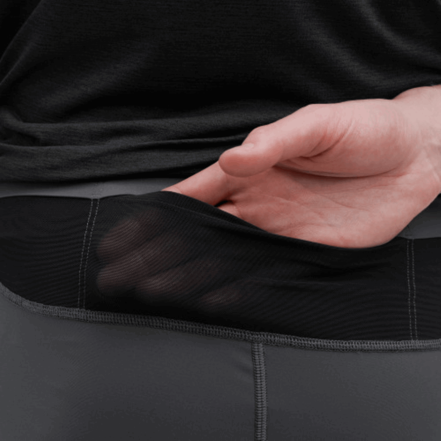 Collants Long Shadow-noir Sur La Course