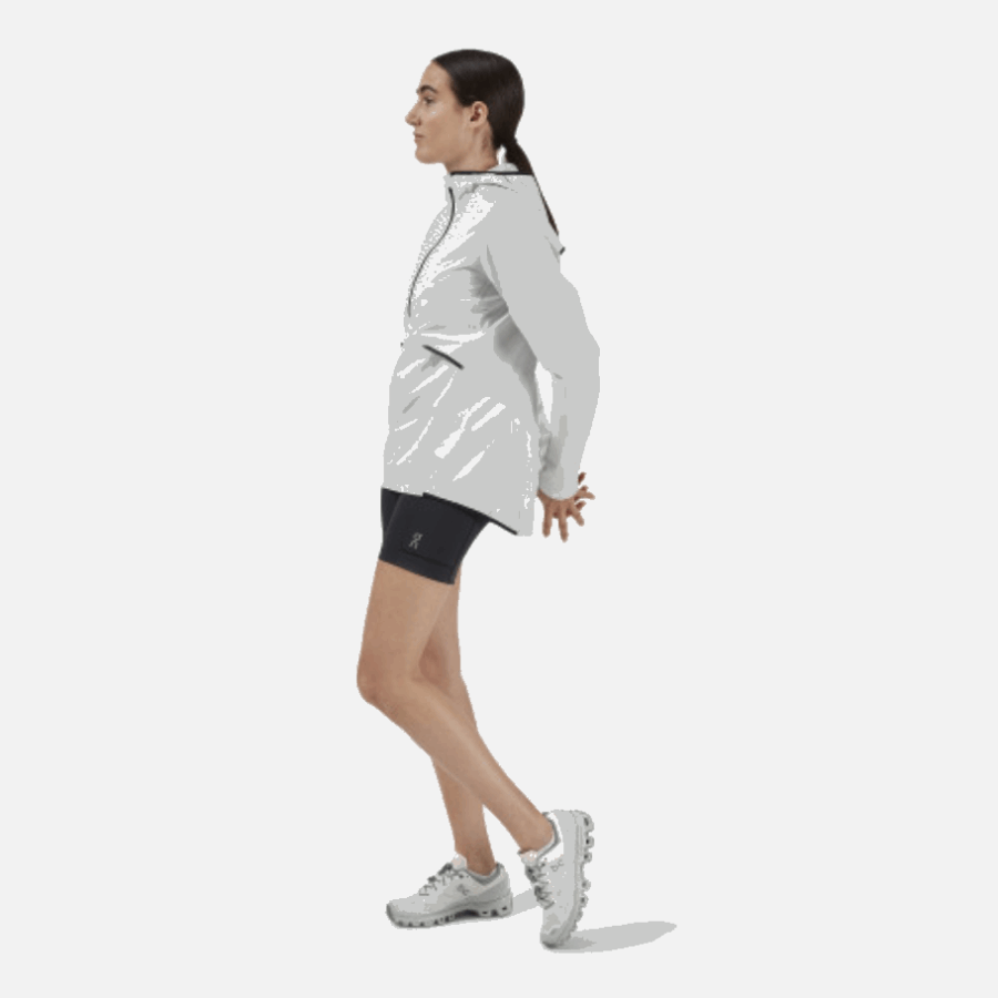 On Running White Waterproof Anorak