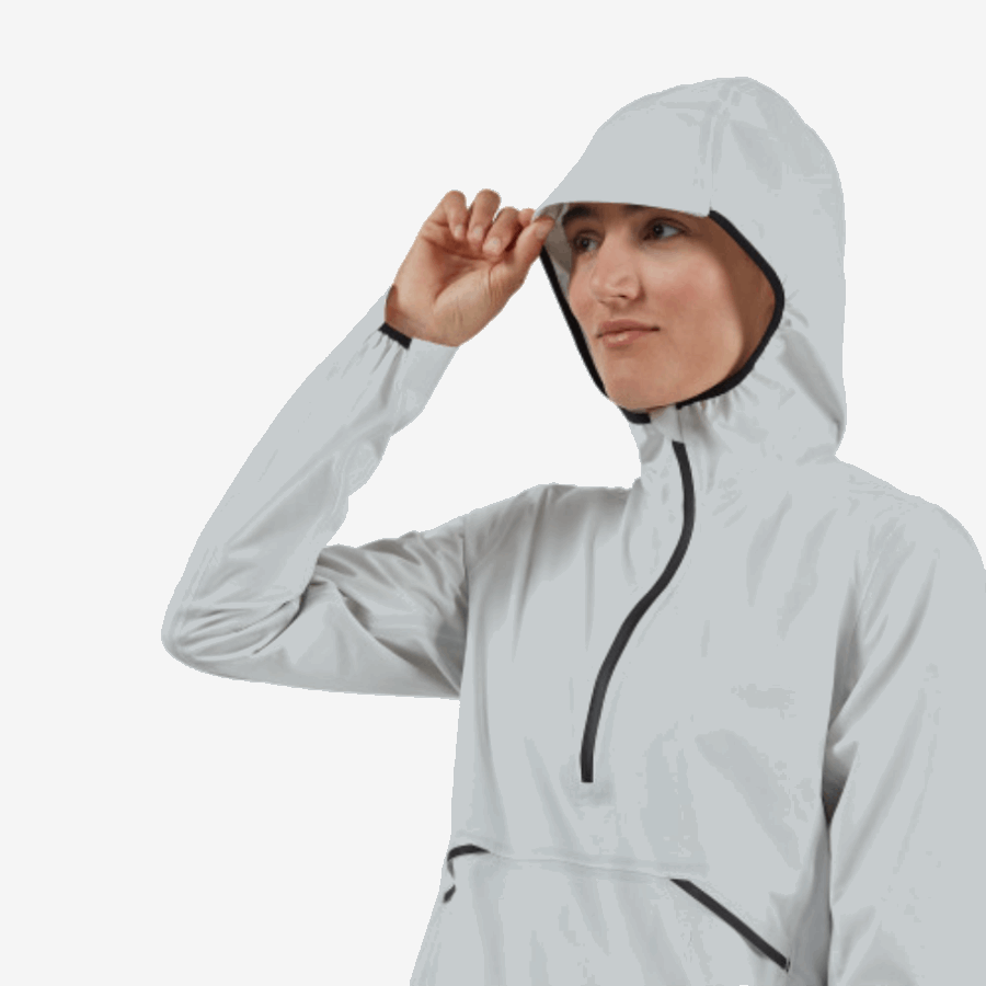 On Running White Waterproof Anorak