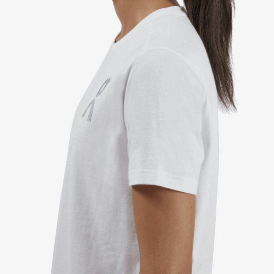 White On Running Graphic-T