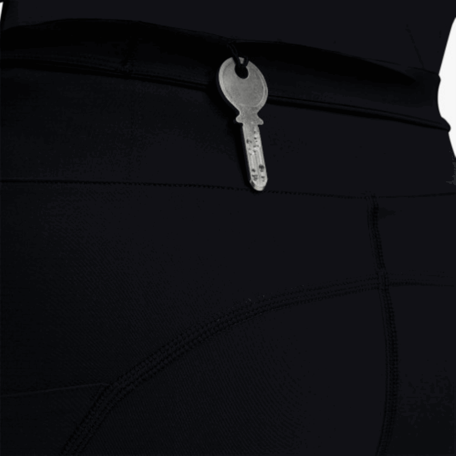 On Running Denim-Black Active Shorts