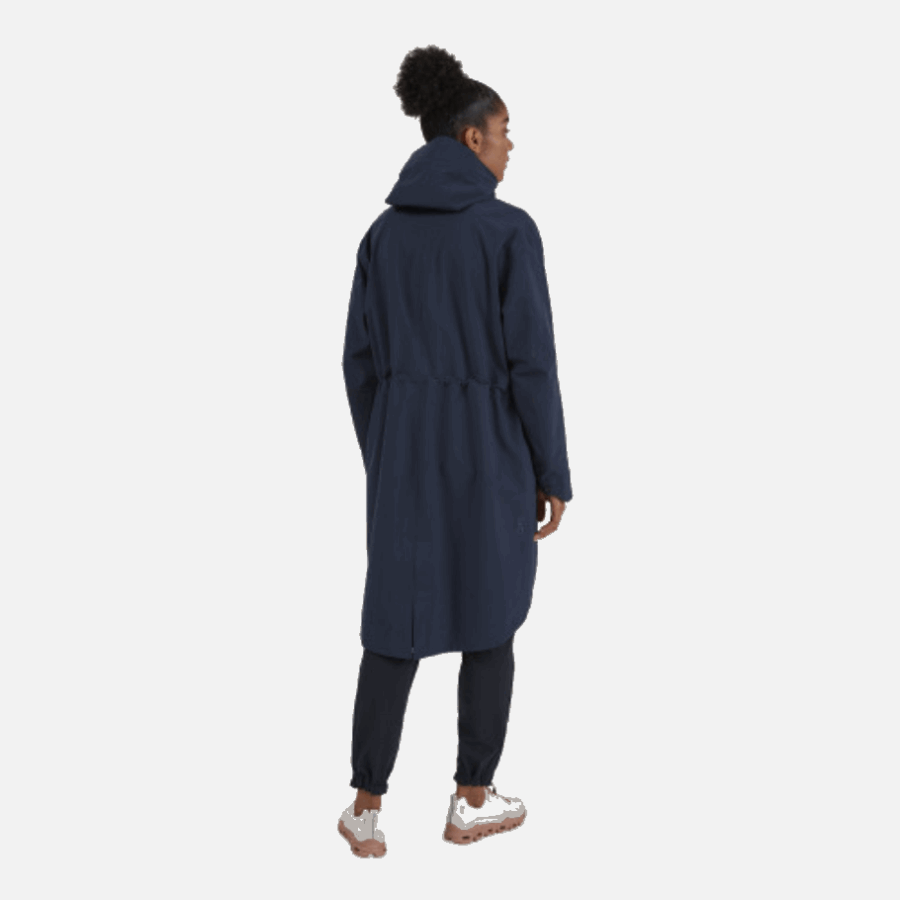 Navy Parka On Running