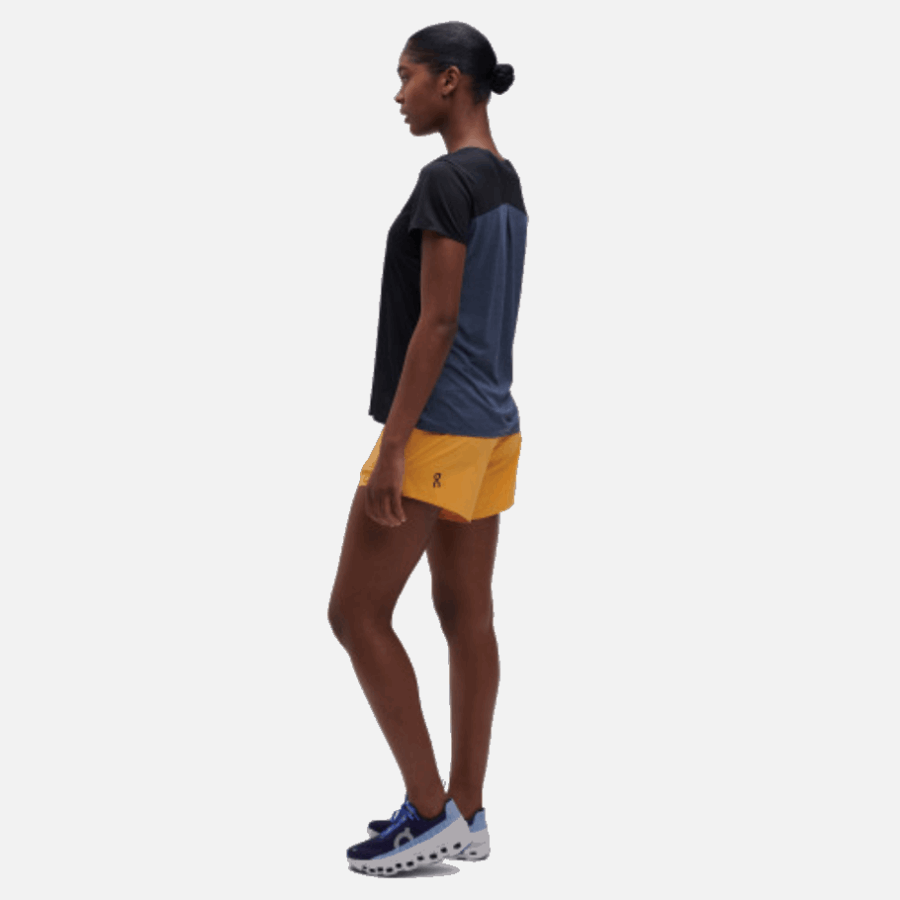 5'' Running Shorts On Running Mango-Black