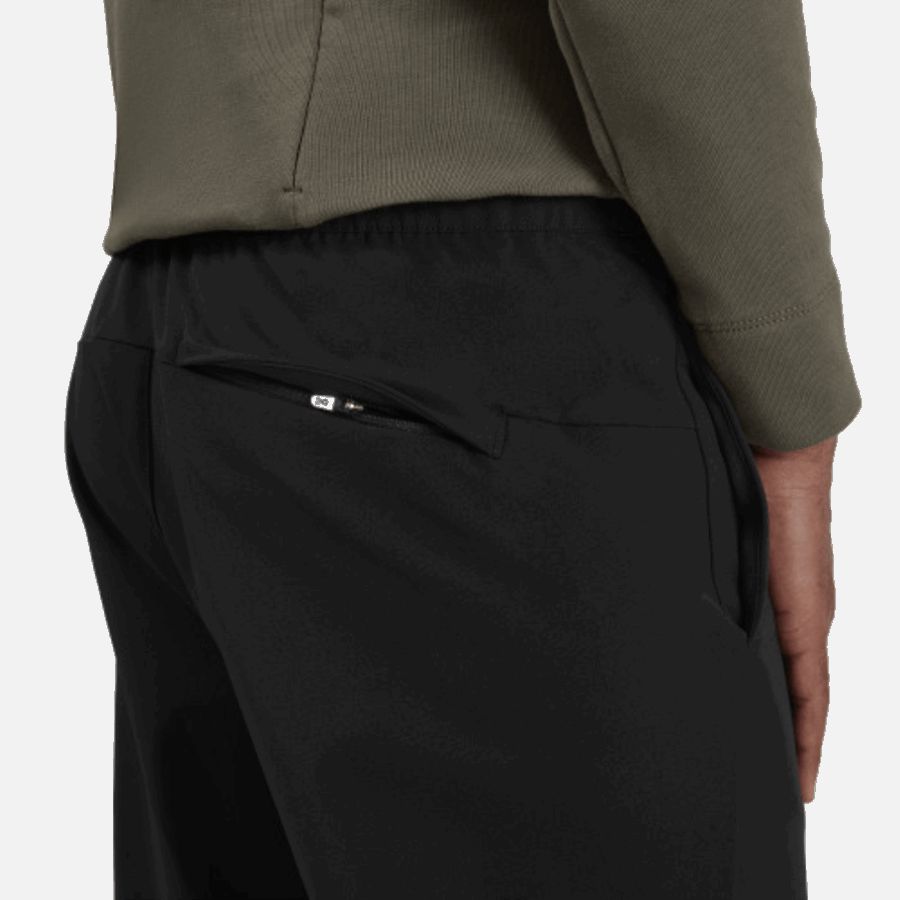 Nouveau Pantalon Actif Noir Sur La Course