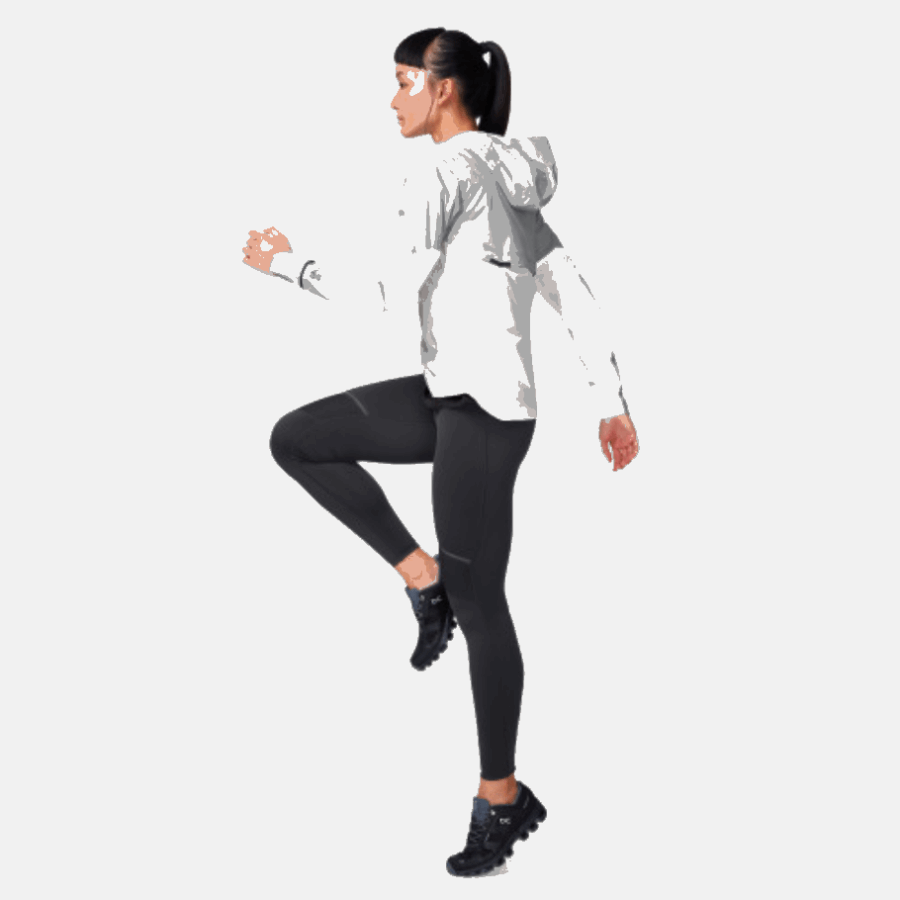 Grey-White On Running Weather Jacket