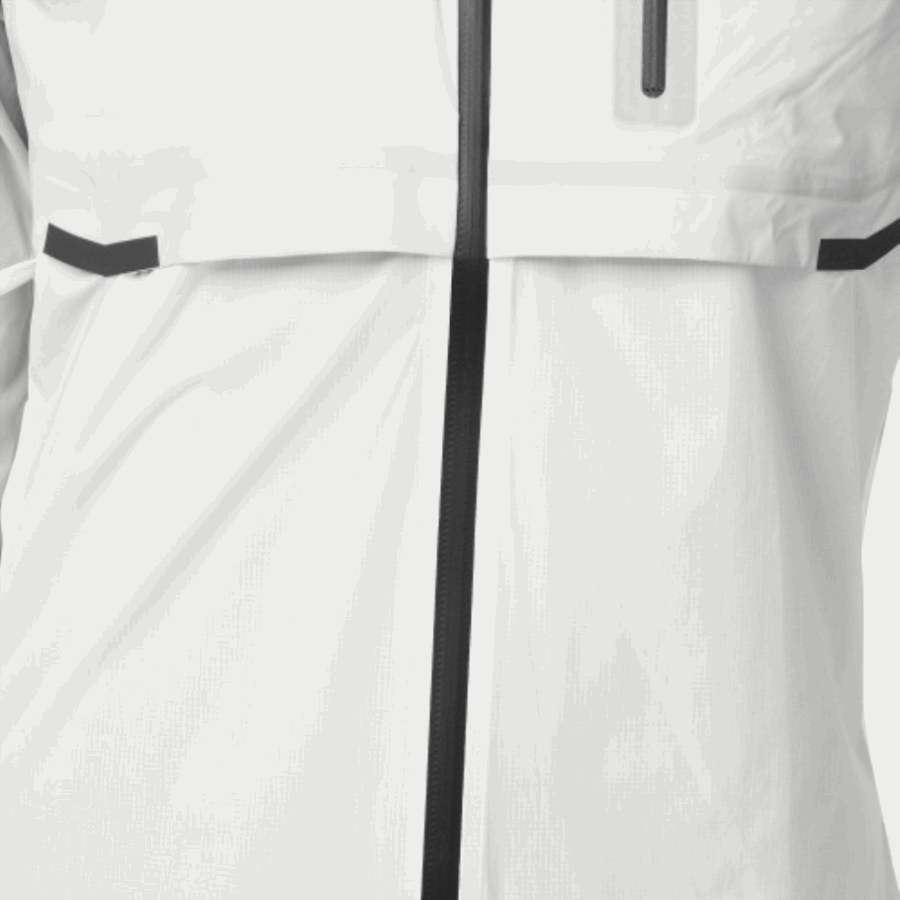 Grey-White On Running Weather Jacket