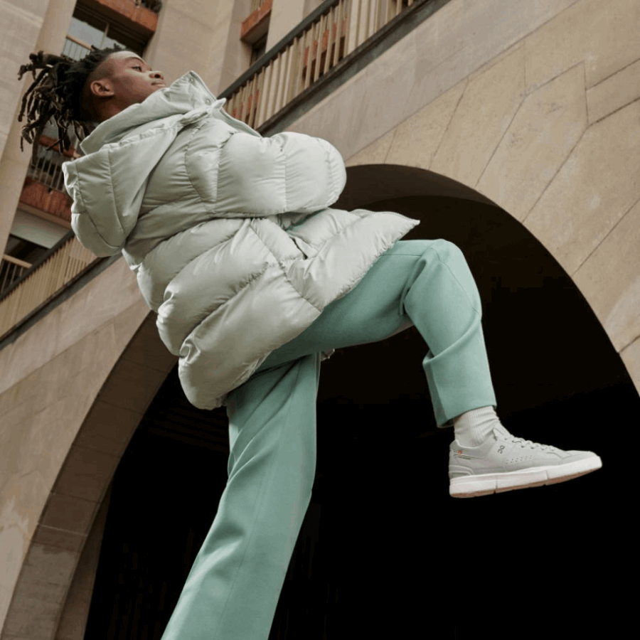 Le Roger Clubhouse Sur Running Glacier-white