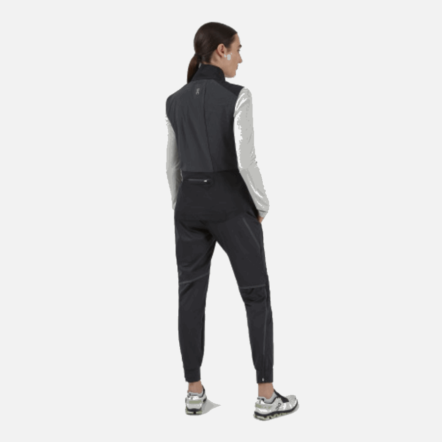 Weather Vest Black On Running