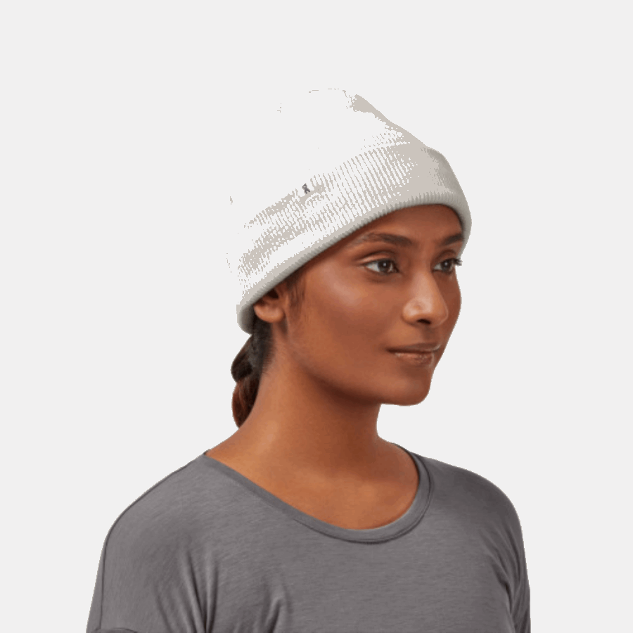 Bonnet Mérinos Blanc Sur Running