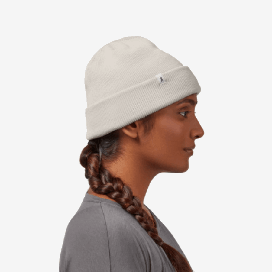 Bonnet Mérinos Blanc Sur Running