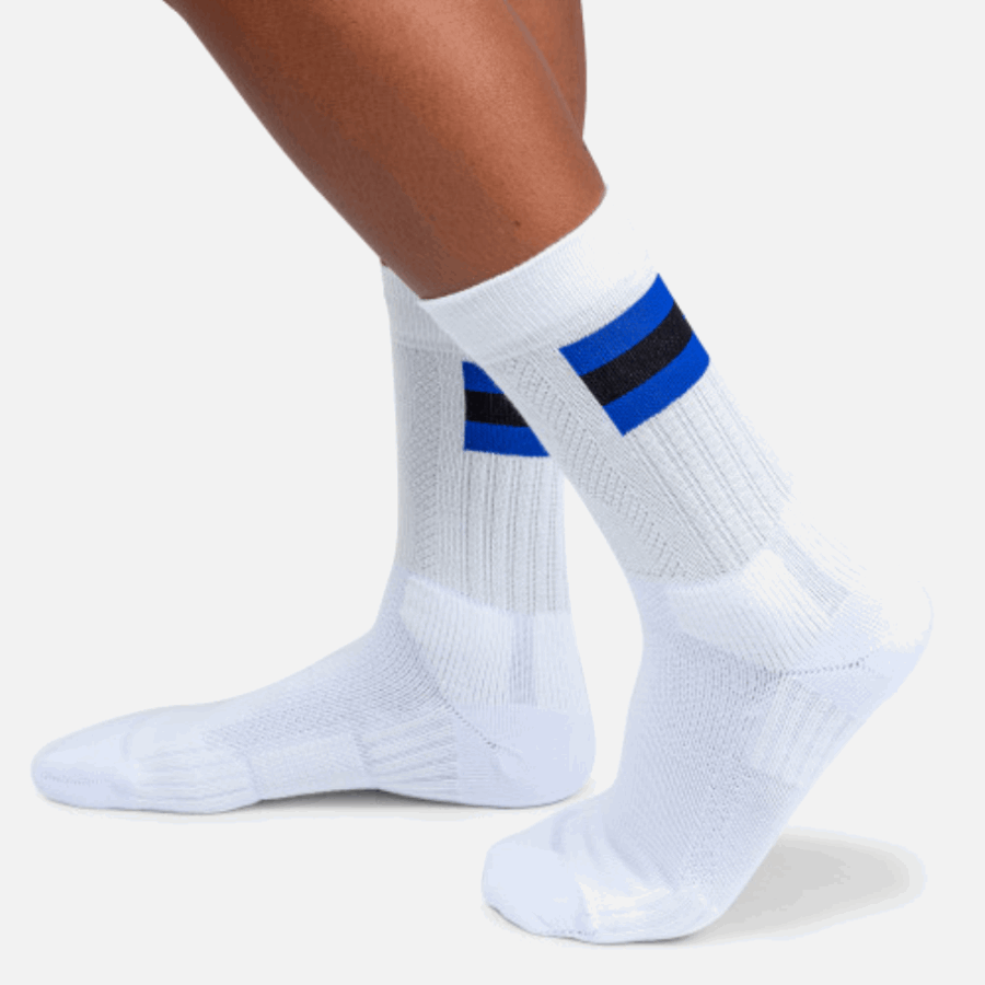 Tennis Sock On Running White-Indigo New