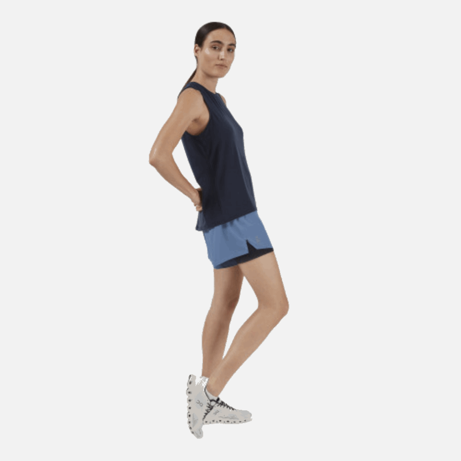 Cerulean-Black On Running Running Shorts