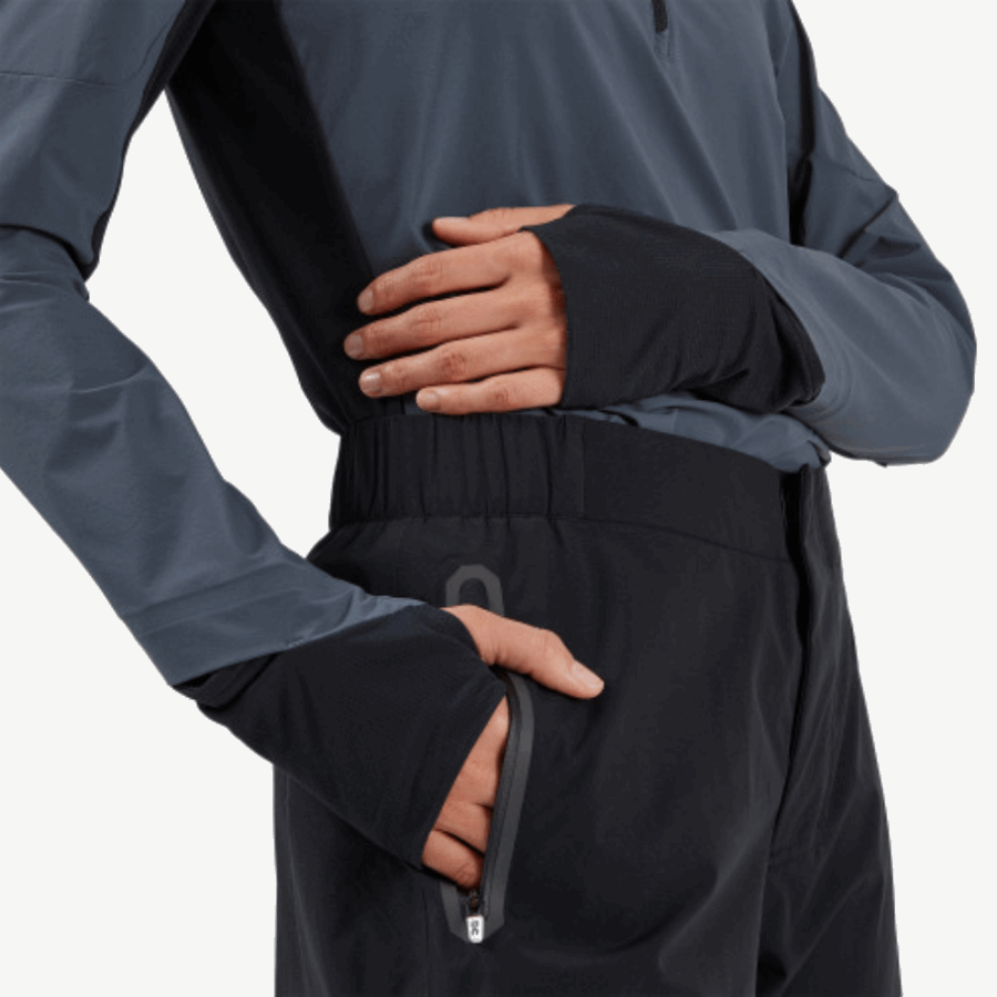 New Waterproof Pants On Running Black-Dark