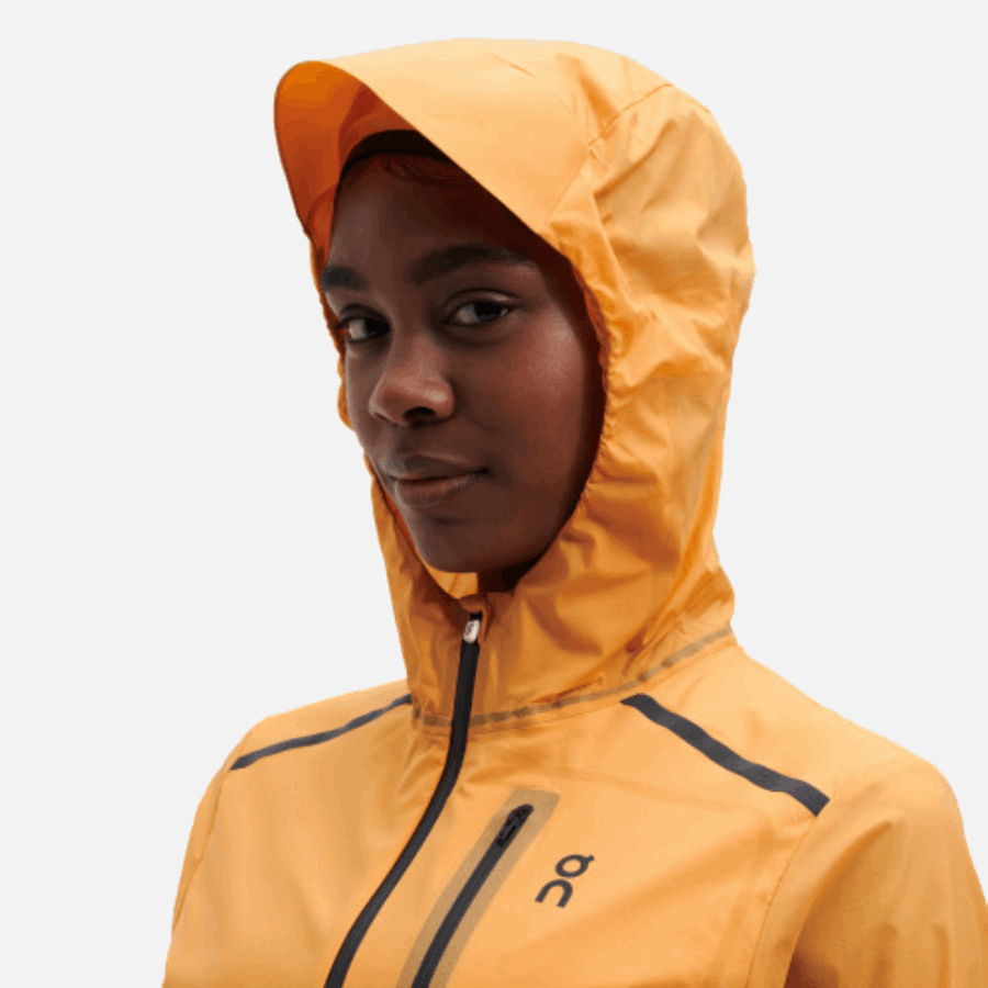 Mango-Hail On Running Weather Jacket