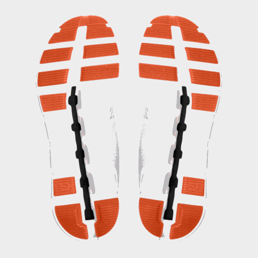 Cloud 5 Pousse La Flamme Blanche En Cours D'exécution