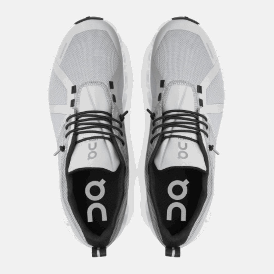 Cloud 5 Waterproof On Running Glacier-White