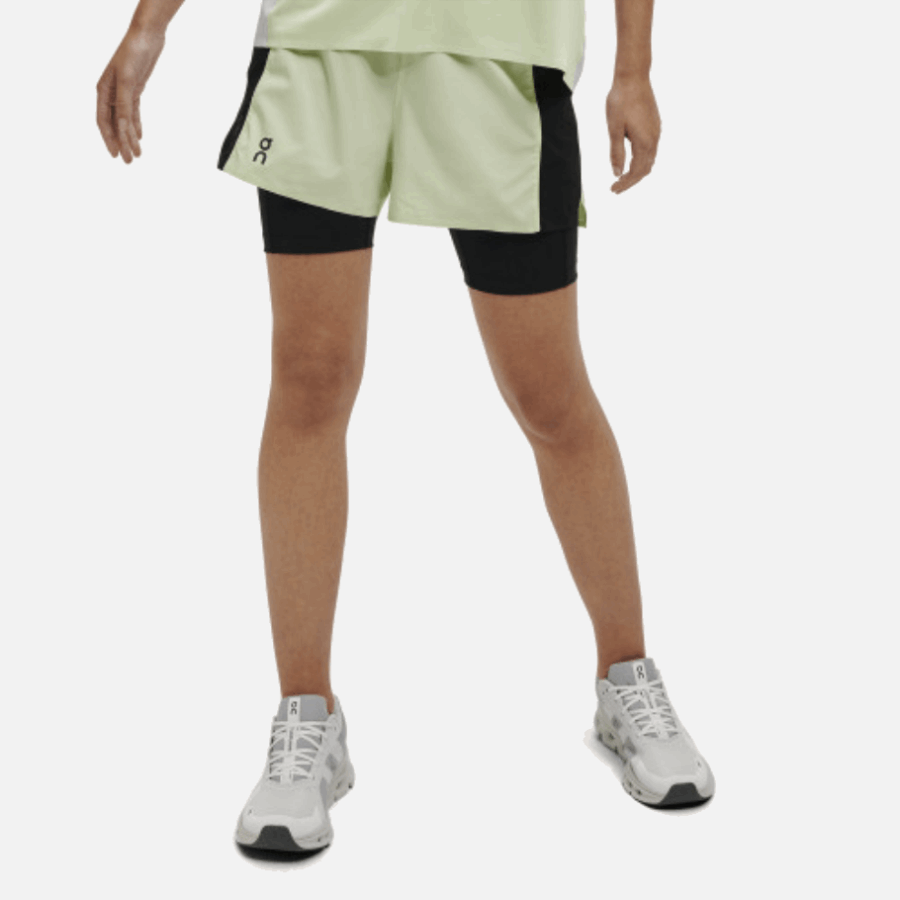 On Running Active Shorts Meadow-Black