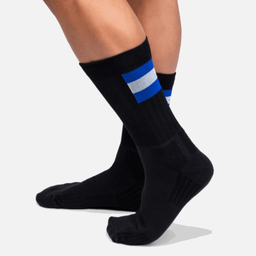 Nouveau Sur La Chaussette De Tennis Running Noire