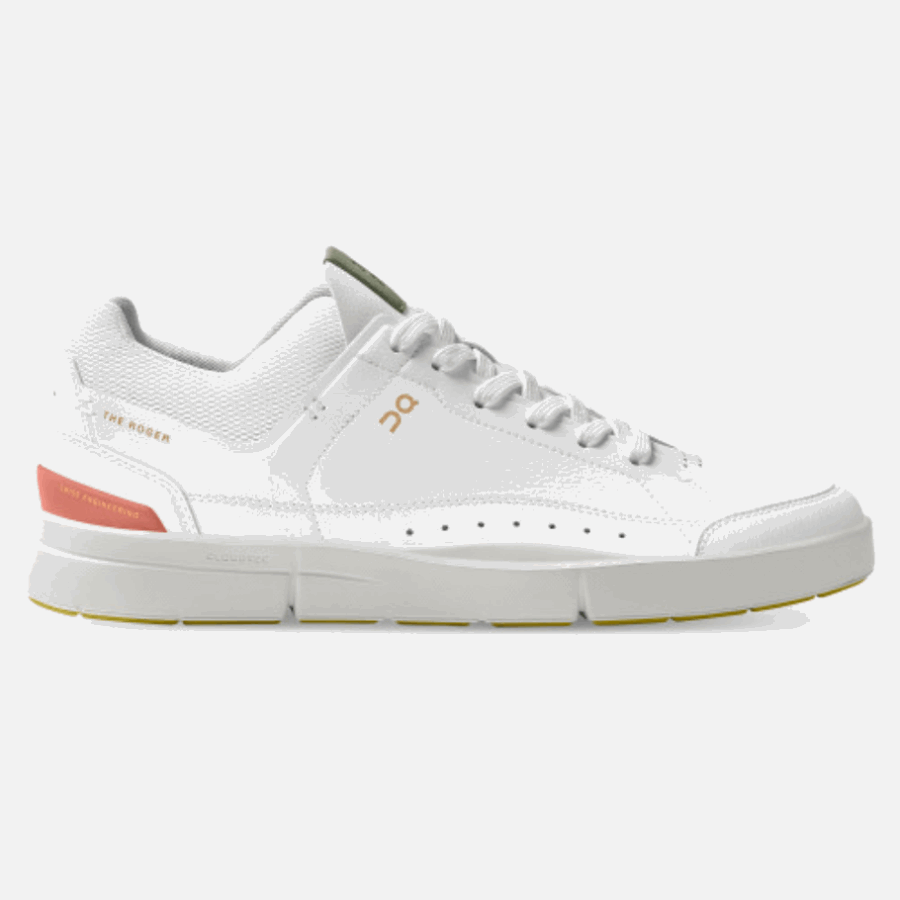 Le Court Central Roger Sur La Course Blanc-corail