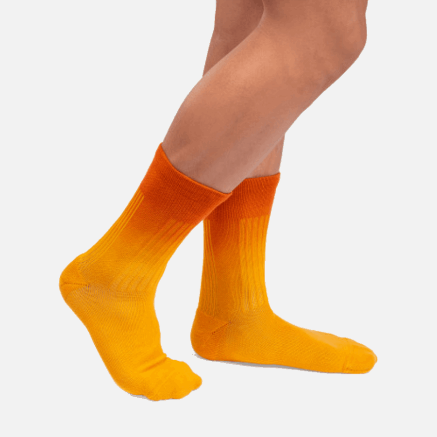 Chaussette De Tous Les Jours Mangue-épice Sur La Course