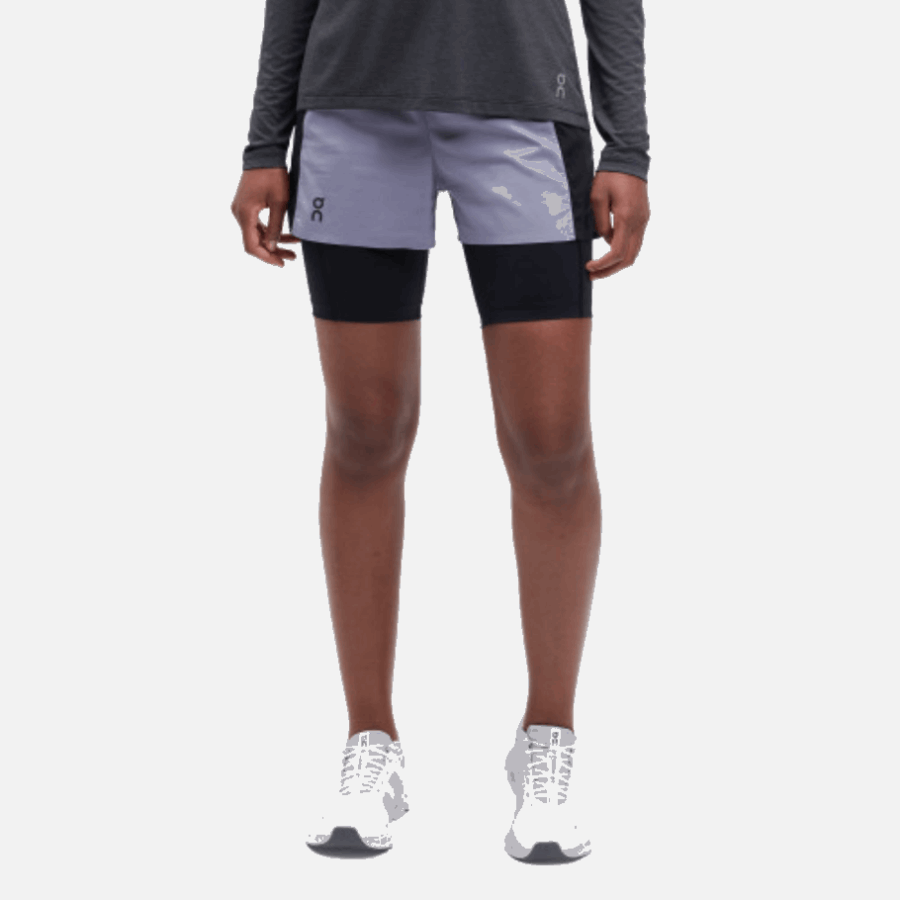 Granite-Black On Running Active Shorts