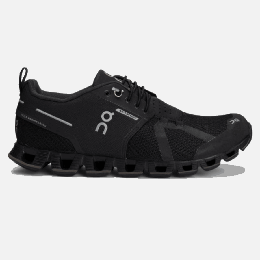 New On Running Cloud Waterproof Black-Lunar