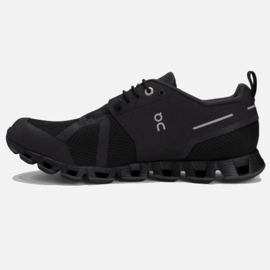 New On Running Cloud Waterproof Black-Lunar