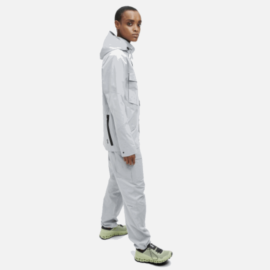 Explorer Jacket On Running Hail