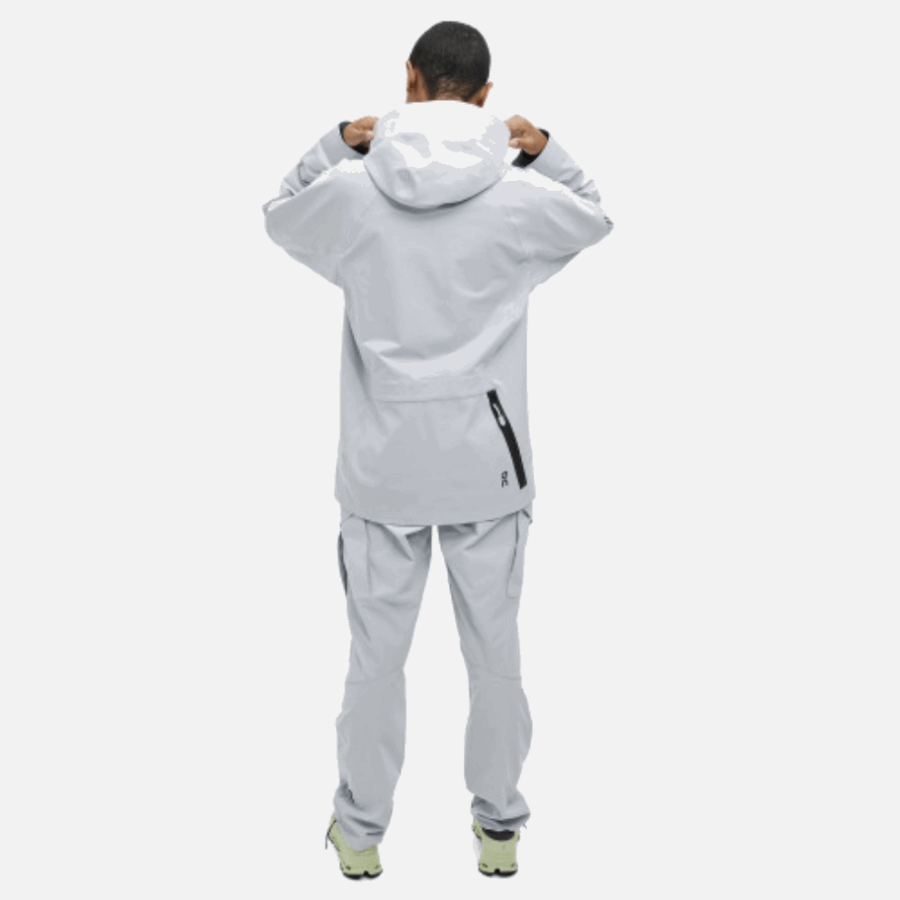 Explorer Jacket On Running Hail