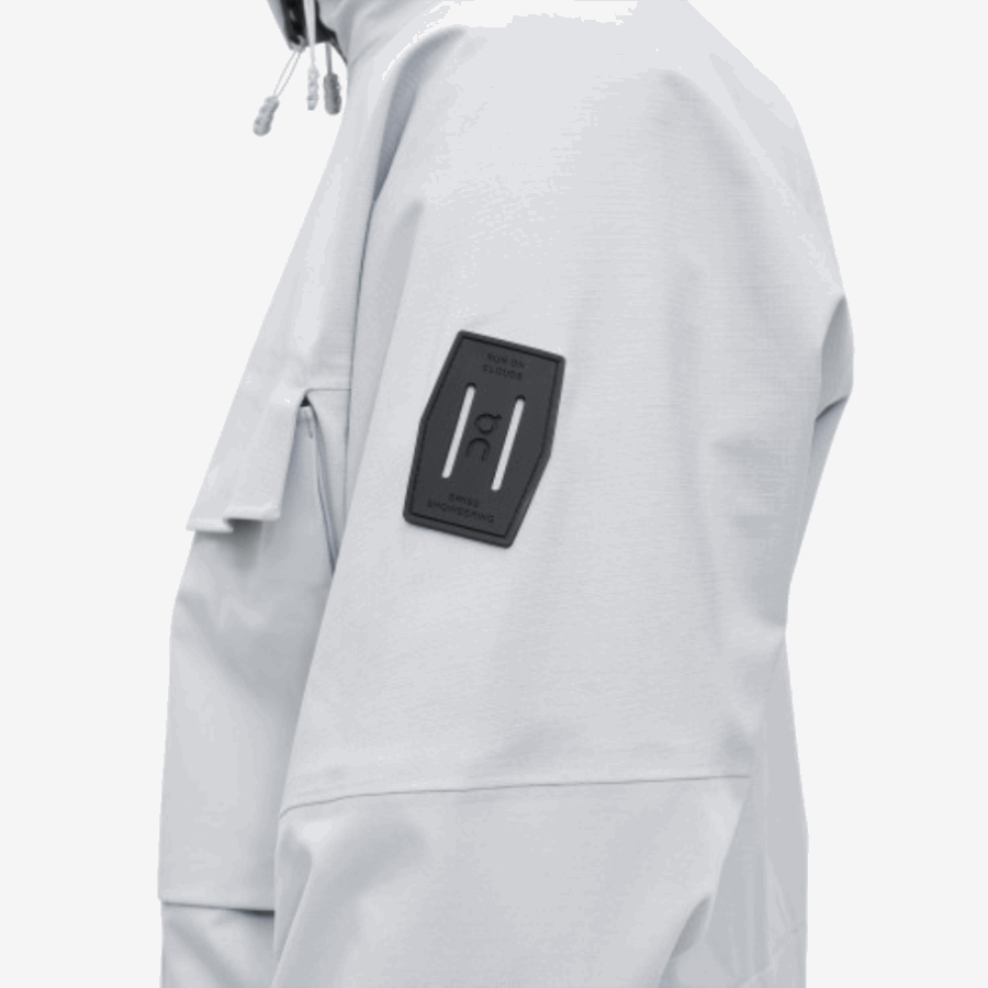 Explorer Jacket On Running Hail