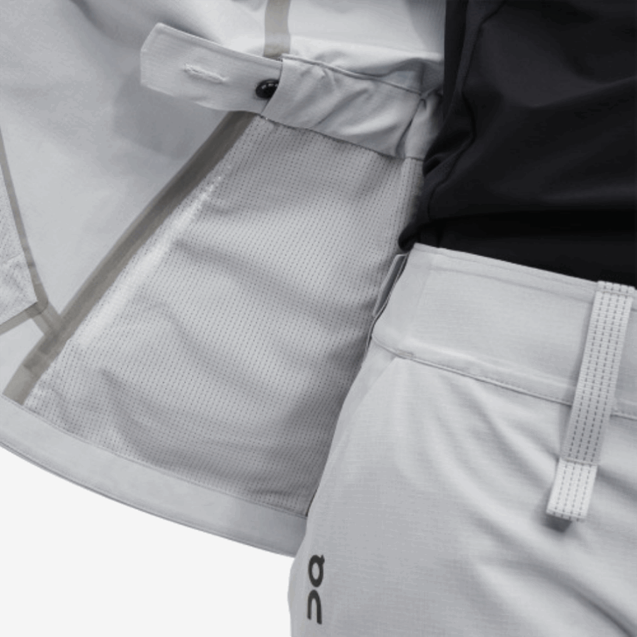 Explorer Jacket On Running Hail