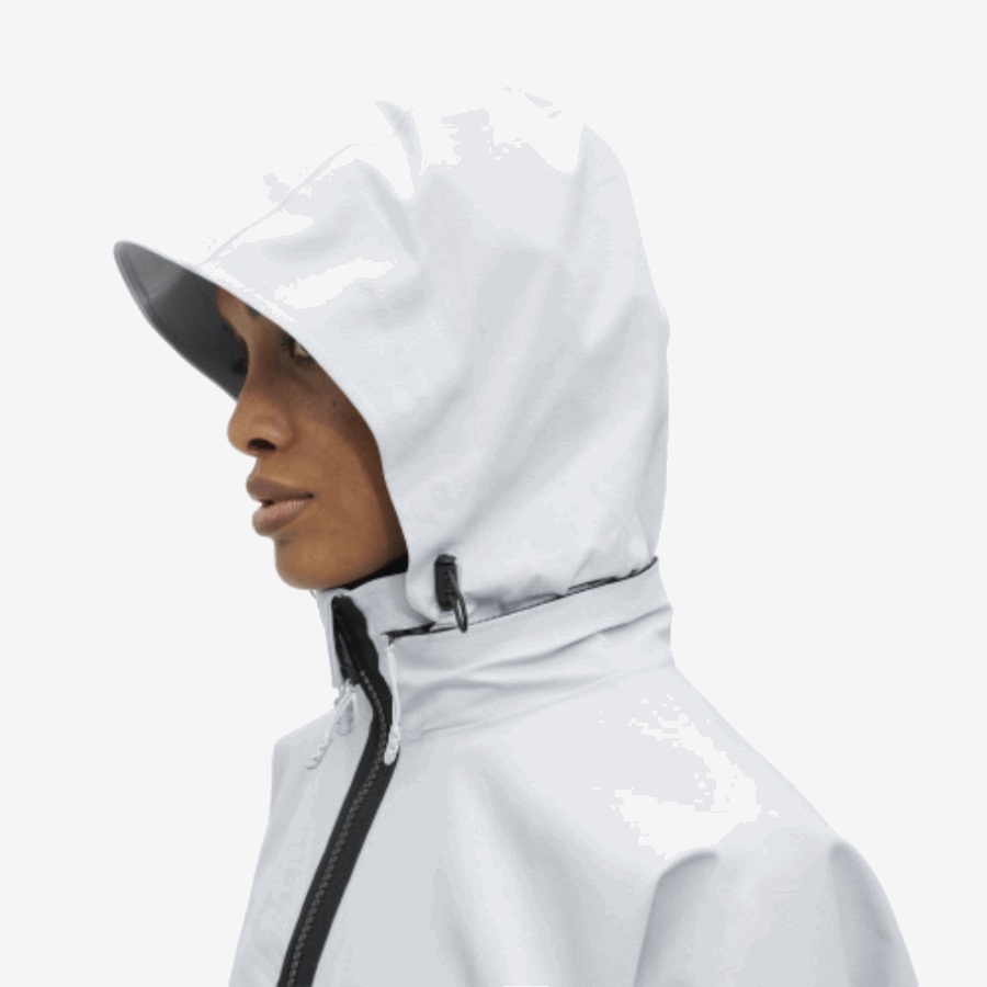 Explorer Jacket On Running Hail