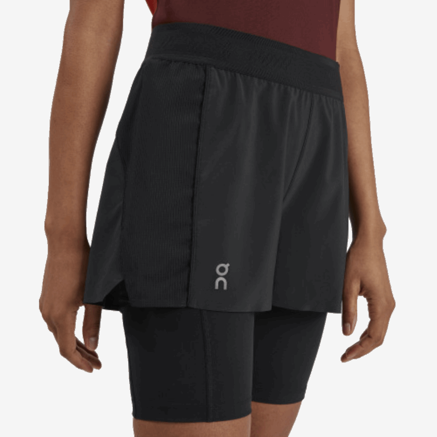 Black Active Shorts On Running