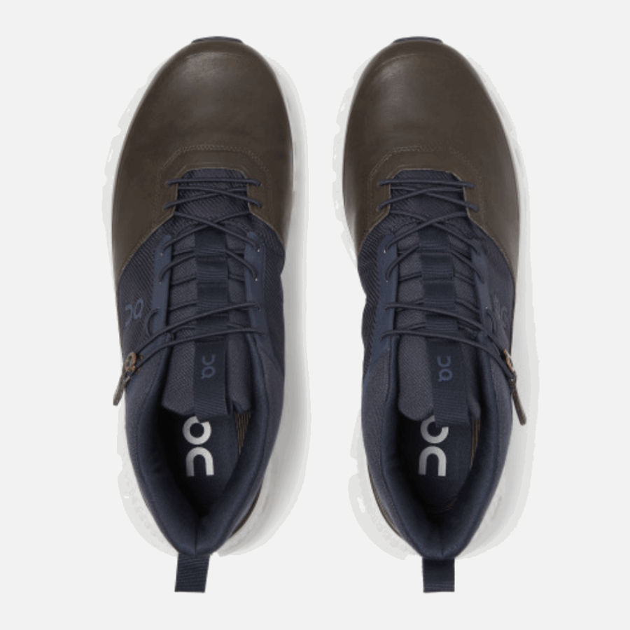 Nuage Brun Encre Bonjour En Cours D'exécution