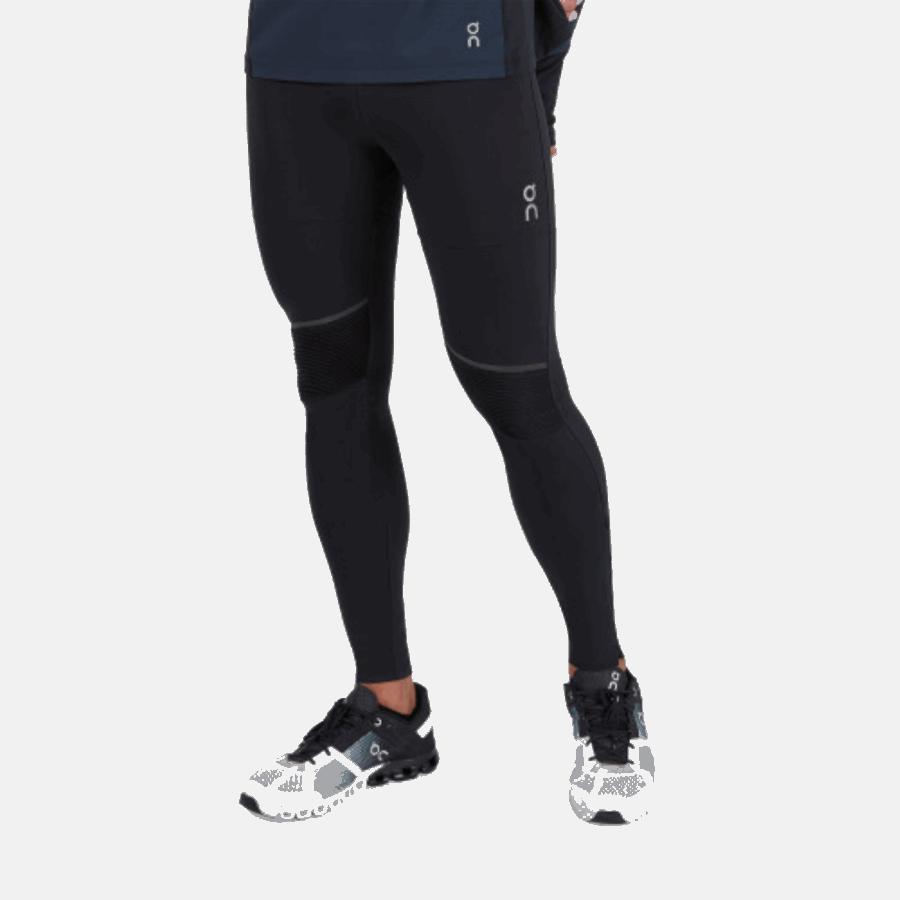 Sur La Course Collants Noirs Longs