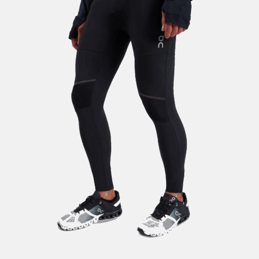 Sur La Course Collants Noirs Longs