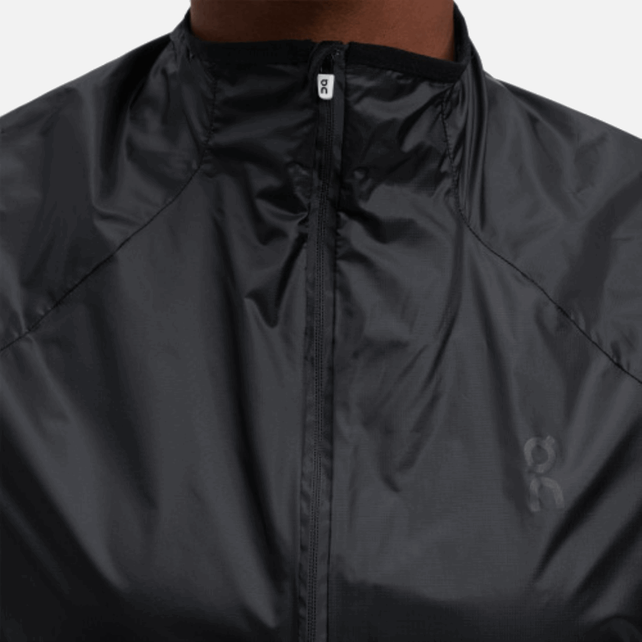 Black Zero Jacket On Running