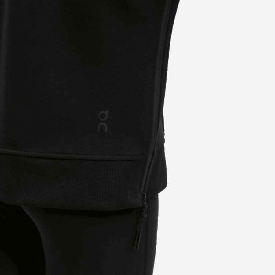 Hoodie On Running Black