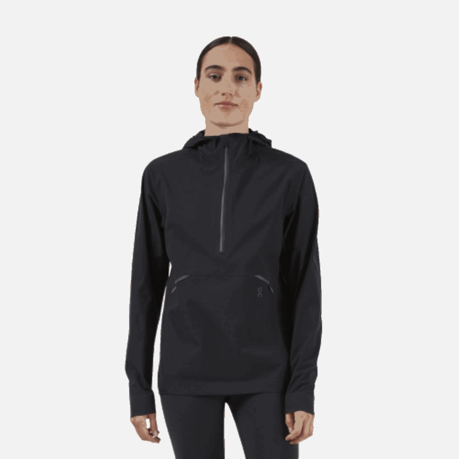 Black On Running Waterproof Anorak