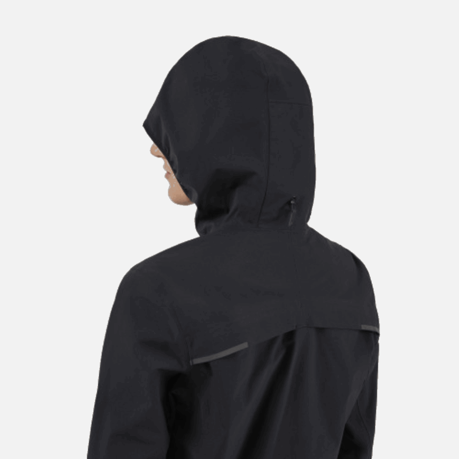Black On Running Waterproof Anorak