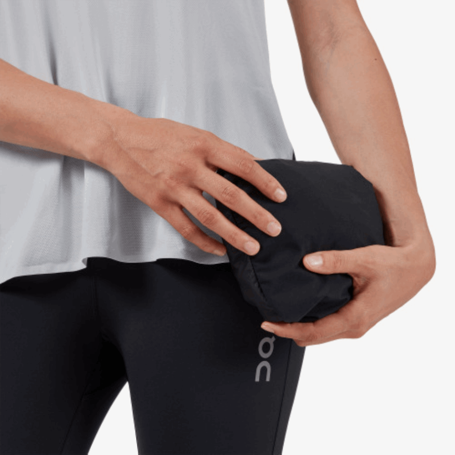 Black On Running Waterproof Anorak