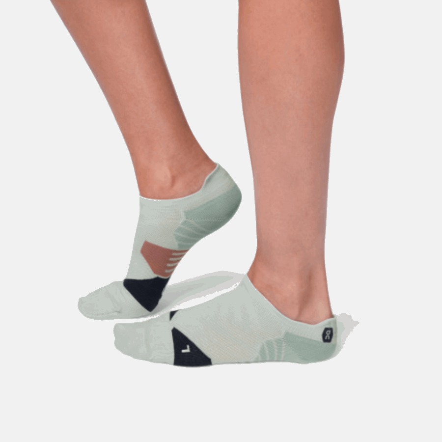 Low Sock Grey-Midnight On Running