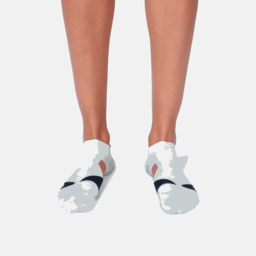 Low Sock Grey-Midnight On Running