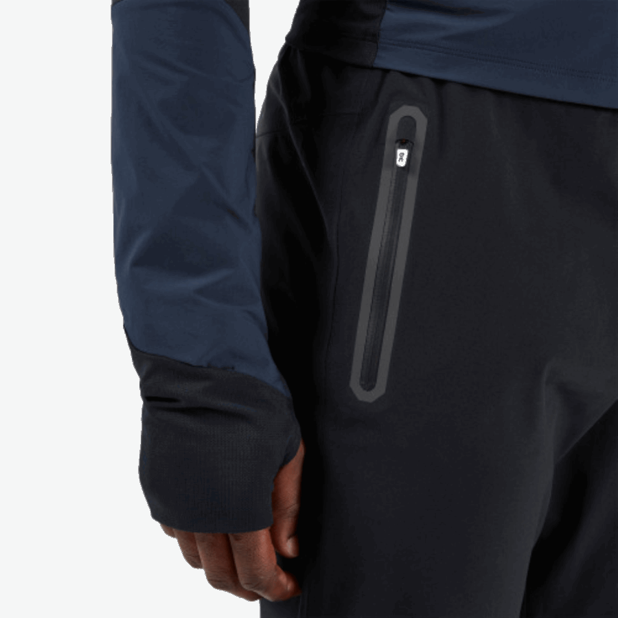 Sur Pantalon Imperméable Running Noir-marine