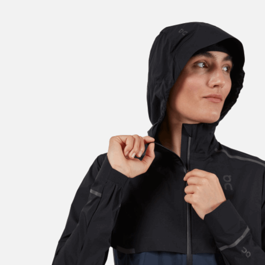 On Running Weather Jacket Black-Navy