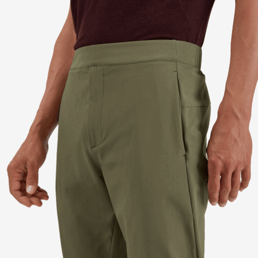 Pantalon Actif Sur La Course à Pied Olive