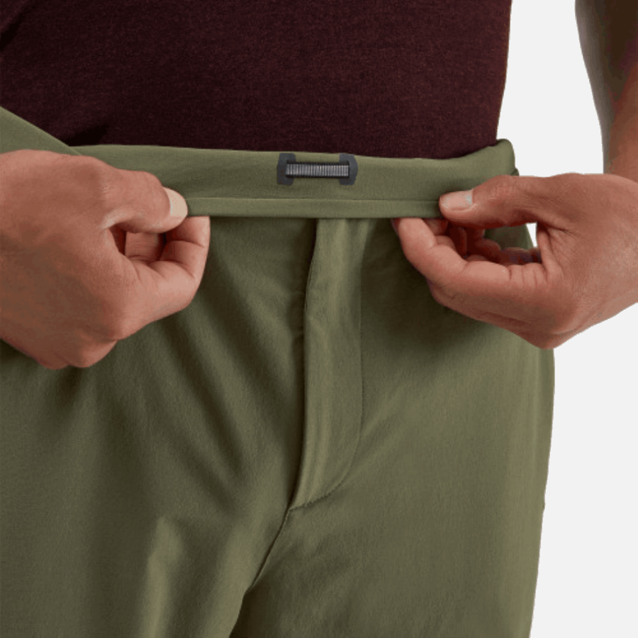 Pantalon Actif Sur La Course à Pied Olive