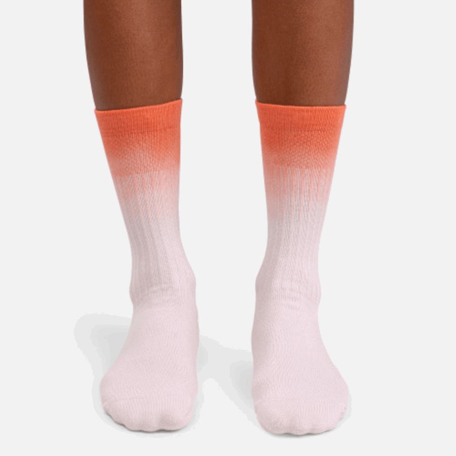Rose-Flame Everyday Sock On Running