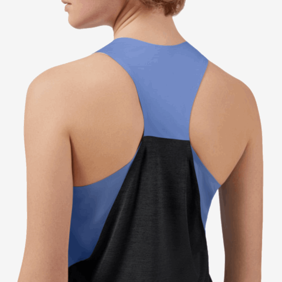 Marina-Black Tank-T On Running