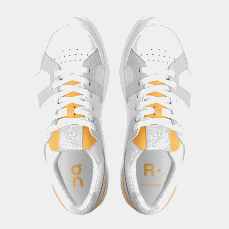 On Running White-Saffron THE ROGER Clubhouse